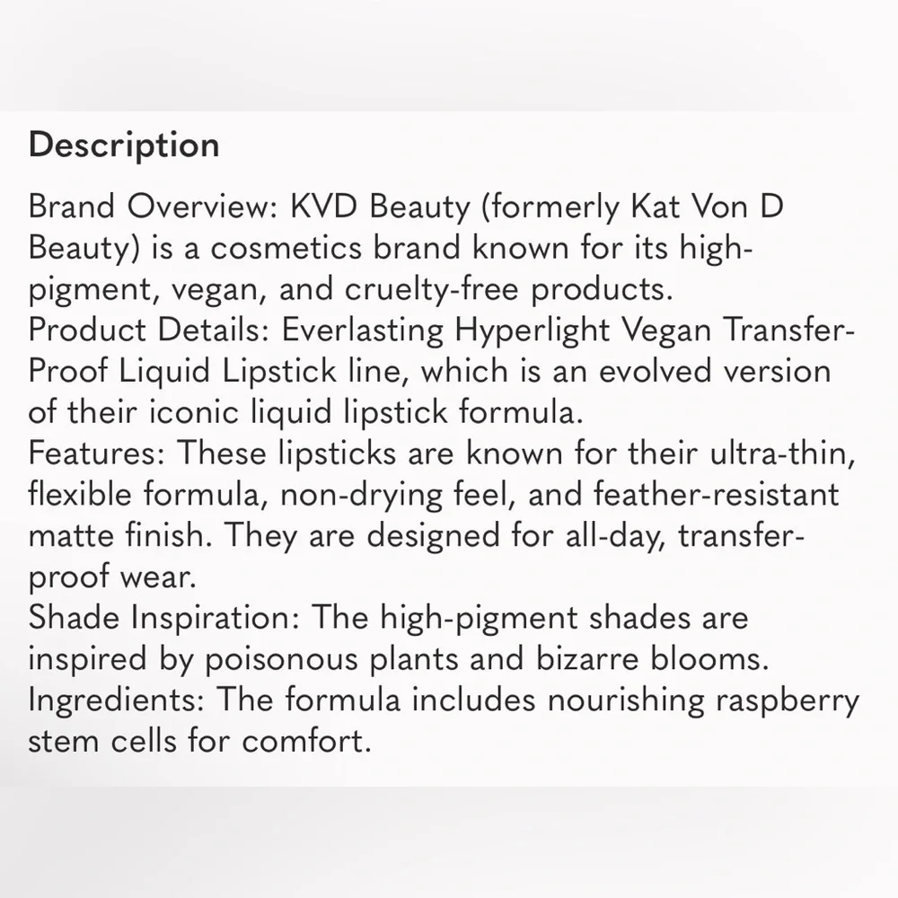 Kat Von D Vibrant Lip Gloss Collection - Picture 2 of 2
